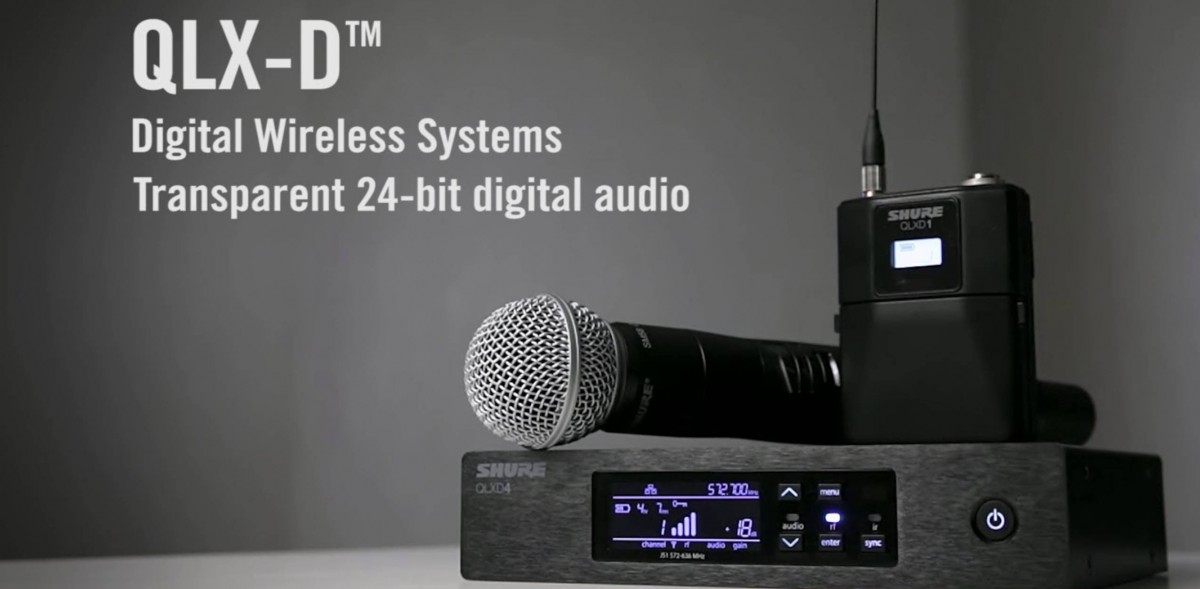 QLX-D4 Shure Digital Wireless Systems Mic